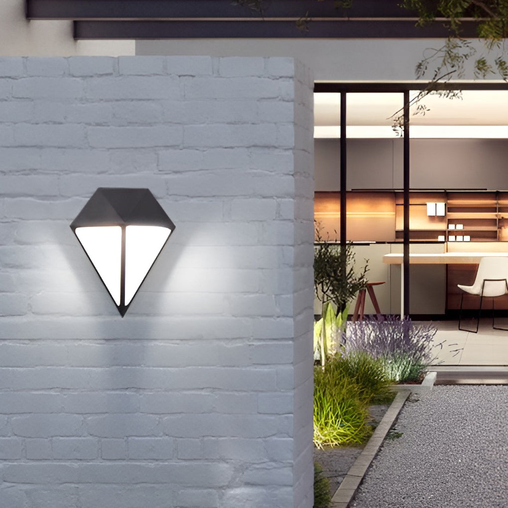 Creative Geometric LED Waterproof Modern Outdoor Wall Lamp Wall Lights Fixture - Lamp Outdoor