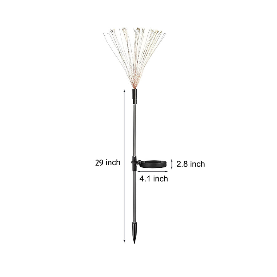 Stellar Burst Solar LED Lights 200 Dazzling LEDs for Enchanting Outdoor Ambiance - Lamp Outdoor