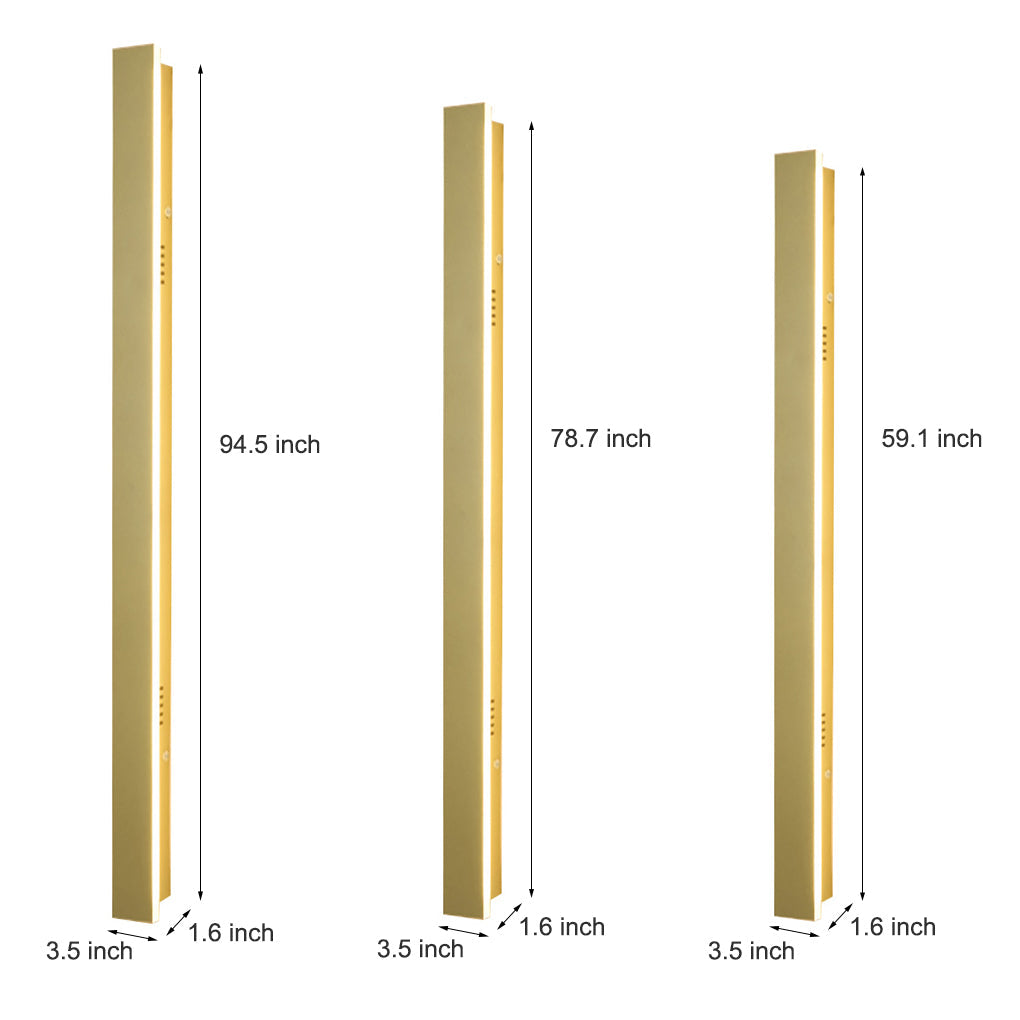 Outdoor Waterproof Rust-proof Minimalist Linear LED Wall Sconces Garden Lights - Lamp Outdoor
