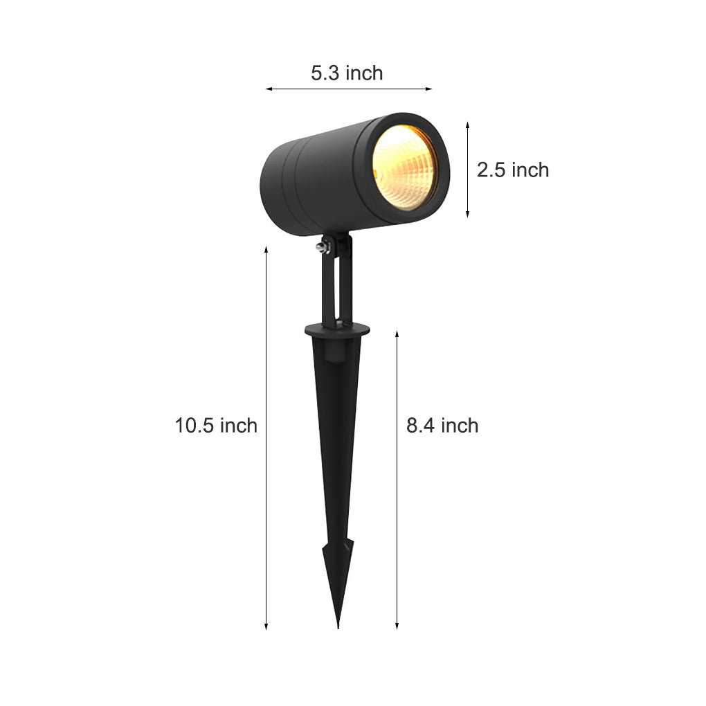 Outdoor Landscape Decorative Lighting Ground Insert Adjustable LED Spot Lights for Yard Tree Lawn - Lamp Outdoor