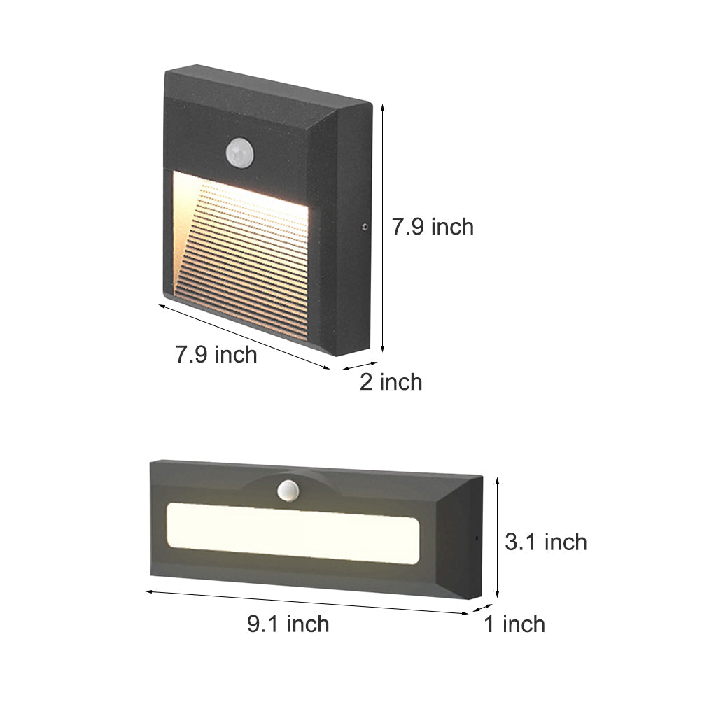 Embedded Motion Sensor Design LED Step Light for Courtyard Terrace Garden - Lamp Outdoor
