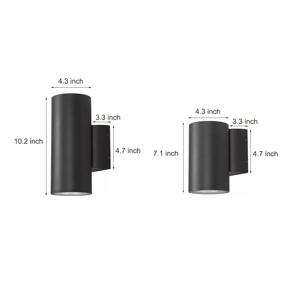 Round up and down Lighting LED Waterproof Modern Outdoor Wall Lights - Lamp Outdoor