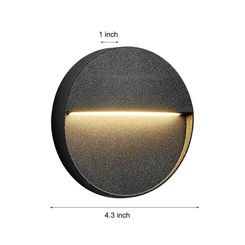 Round Creative Waterproof Stair Lights Outdoor Wall Lights Step Lights Stairway Sconces - Lamp Outdoor