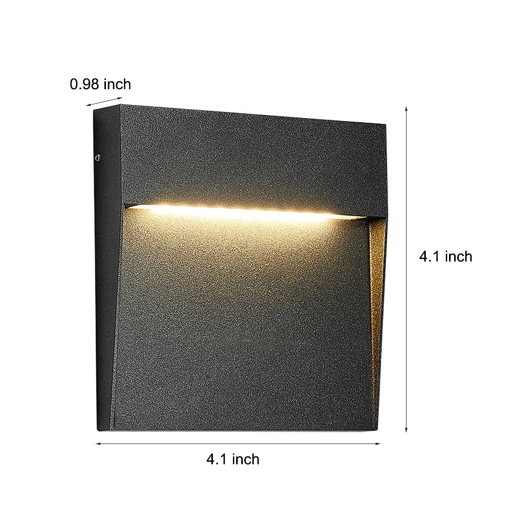 Minimalist Square Waterproof Stair Lights Step Lights Outdoor Wall Lights Stairway Sconces - Lamp Outdoor