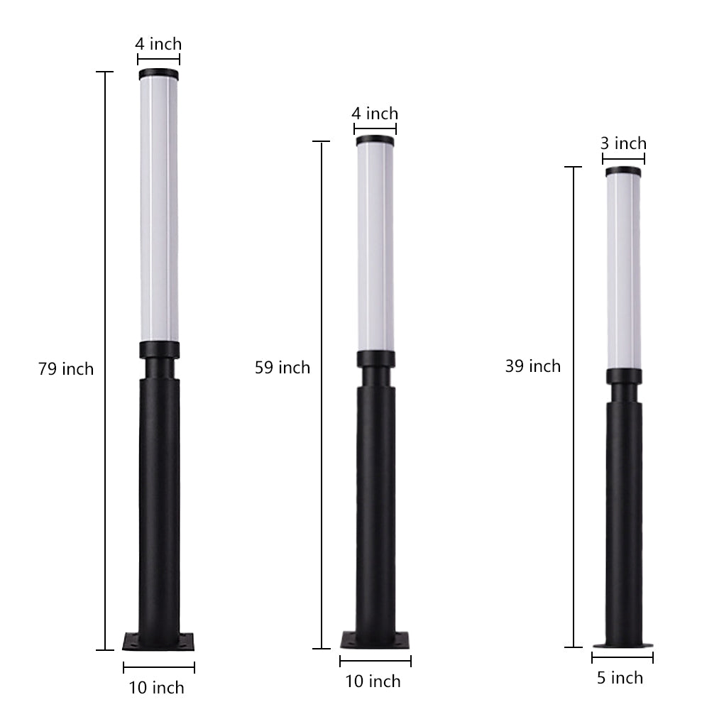 Modern Creative Outdoor Lights Bollard Lights LED Waterproof Garden Lights Pathway Lights - Lamp Outdoor