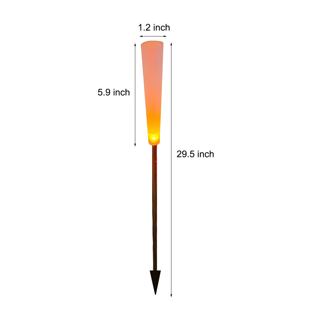 10pcs Reeds Acrylic Frosted Stick Waterproof Outdoor Lights Lawn Lamp - Lamp Outdoor