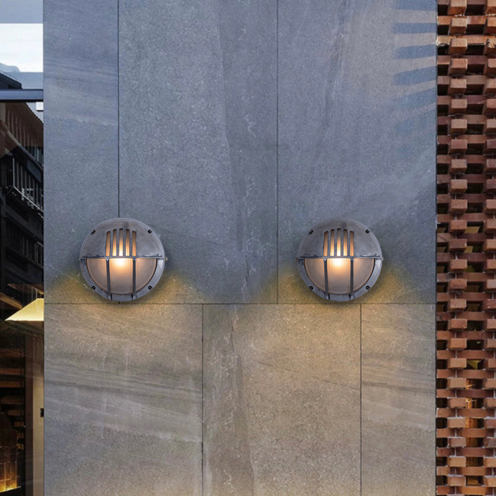Ray Wall Lamp Geometric Modern Metal Glass Outdoor - Lamp Outdoor
