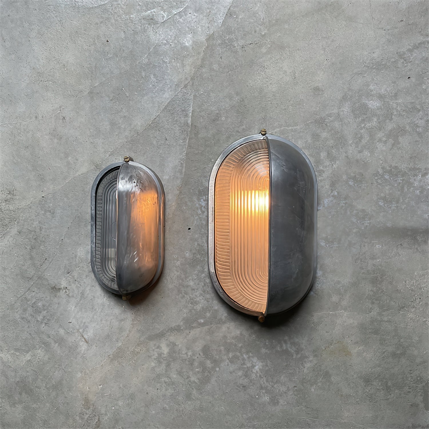 Ray Modern Round/Ellipse Outdoor Waterproof Wall Lamp, 2 Colors - Lamp Outdoor