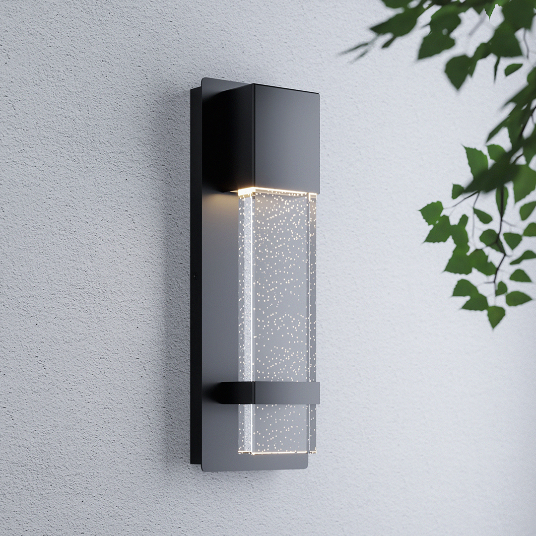 Minimalist Crystal Bubble Glass Waterproof LED Motion Sensor Wall Lamp - Lamp Outdoor