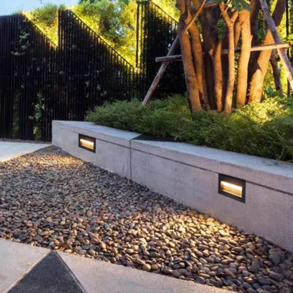 Ray Modern Metal Square Outdoor Deck Step Light - Lamp Outdoor