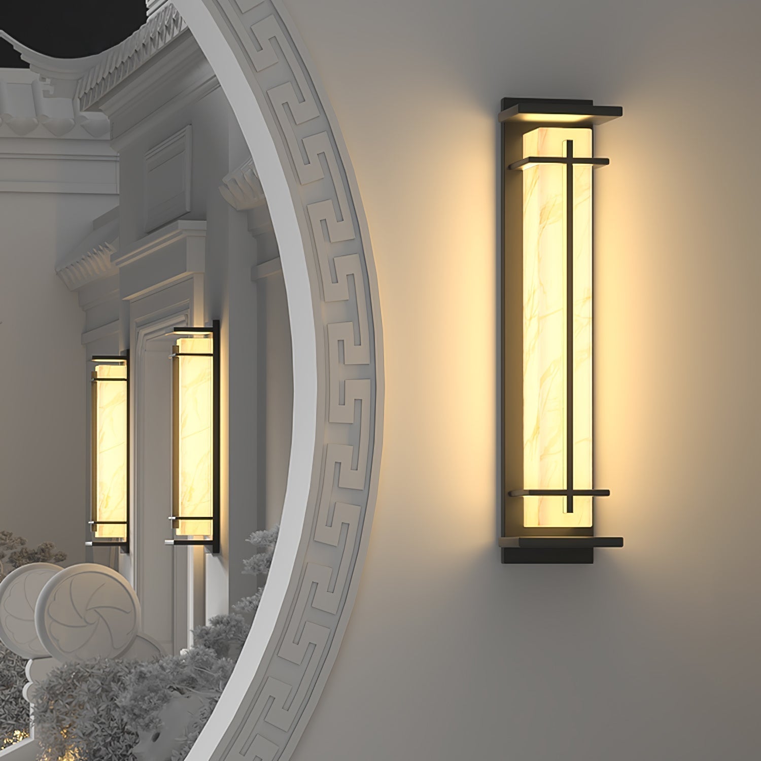 Ray Glass Wall Light - Lamp Outdoor