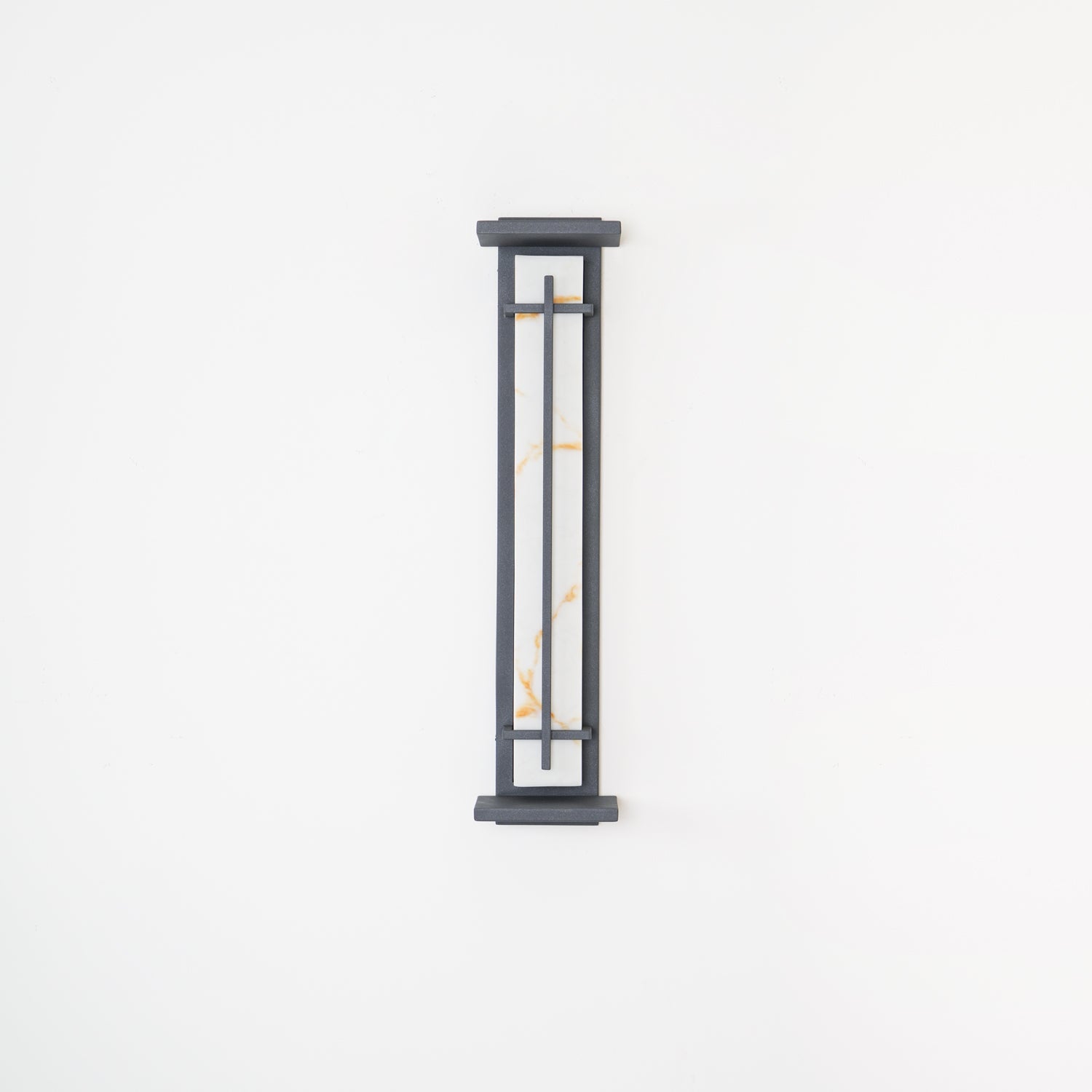Square Outdoor Wall Light Imitation Alabaster Waterproof - Lamp Outdoor