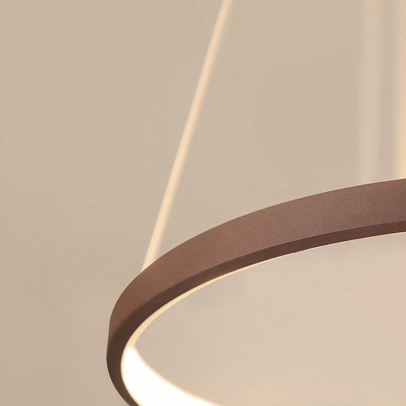 Circle Linear Modern Chandelier Ceiling Lights - Lamp Outdoor