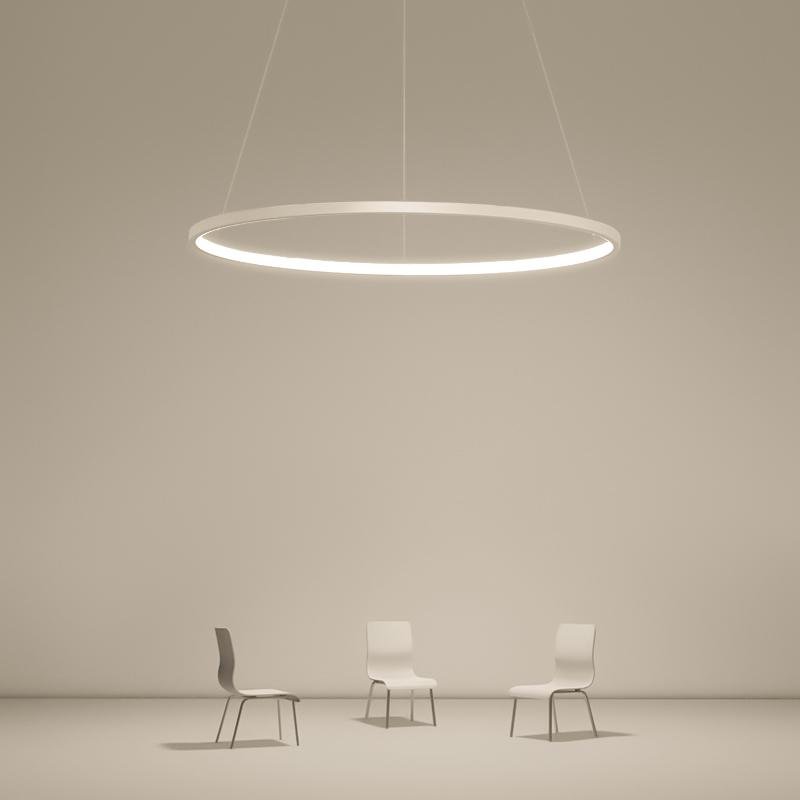 Circle Linear Modern Chandelier Ceiling Lights - Lamp Outdoor