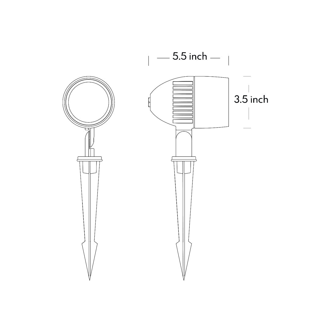 Tree Spike Light Modern Minimalist LED - Lamp Outdoor