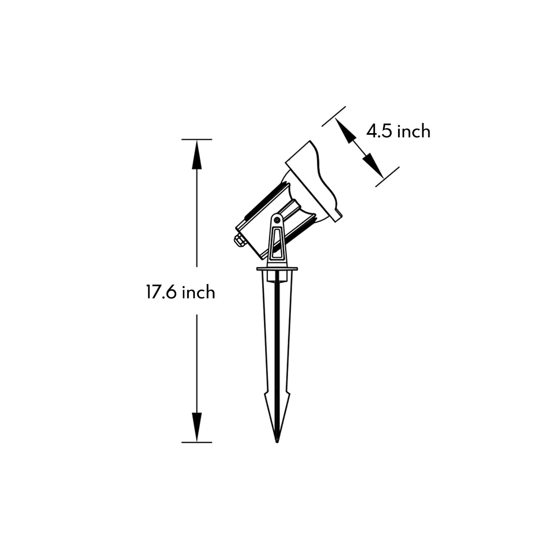 Exterior Spike Lights Modern Style - Lamp Outdoor