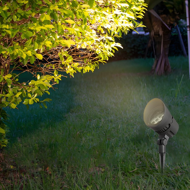 Aluminum Waterproof Adjustable LED Black Modern Outdoor Spotlights with Shade - Lamp Outdoor