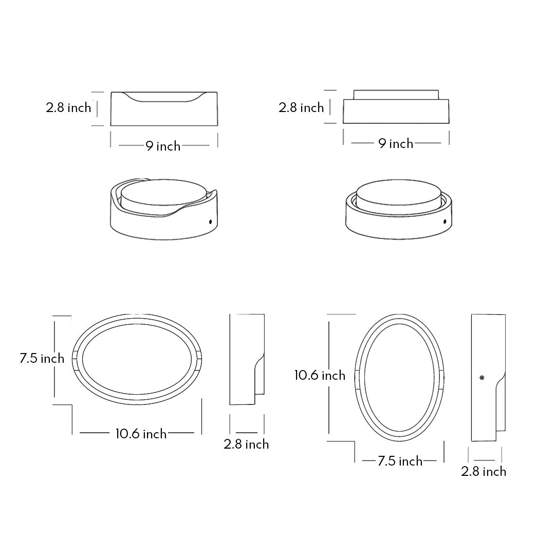 Outdoor Black Wall Lights Waterproof Minimalist Style - Lamp Outdoor