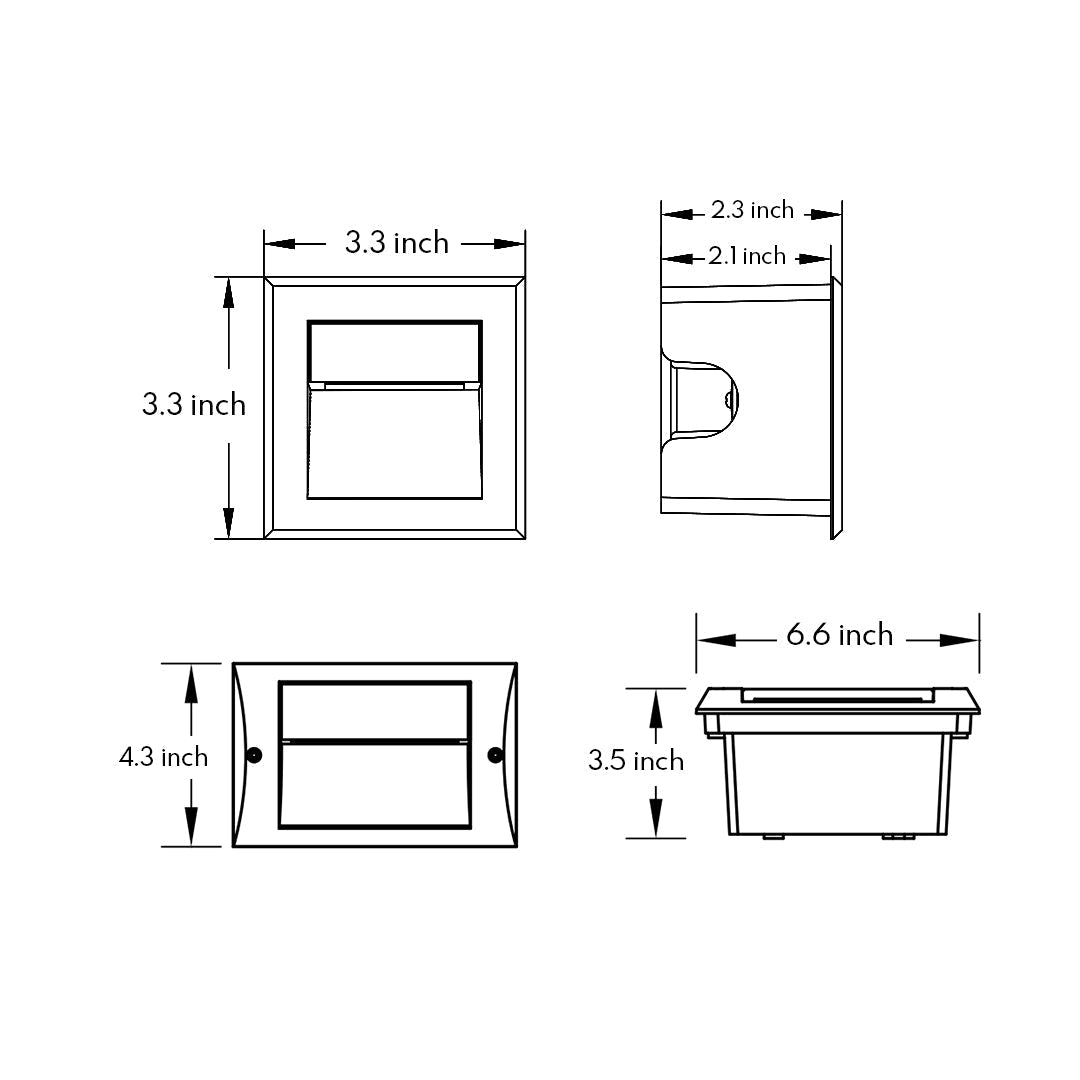 Embedded LED Step Lights Outdoor Minimalist - Lamp Outdoor