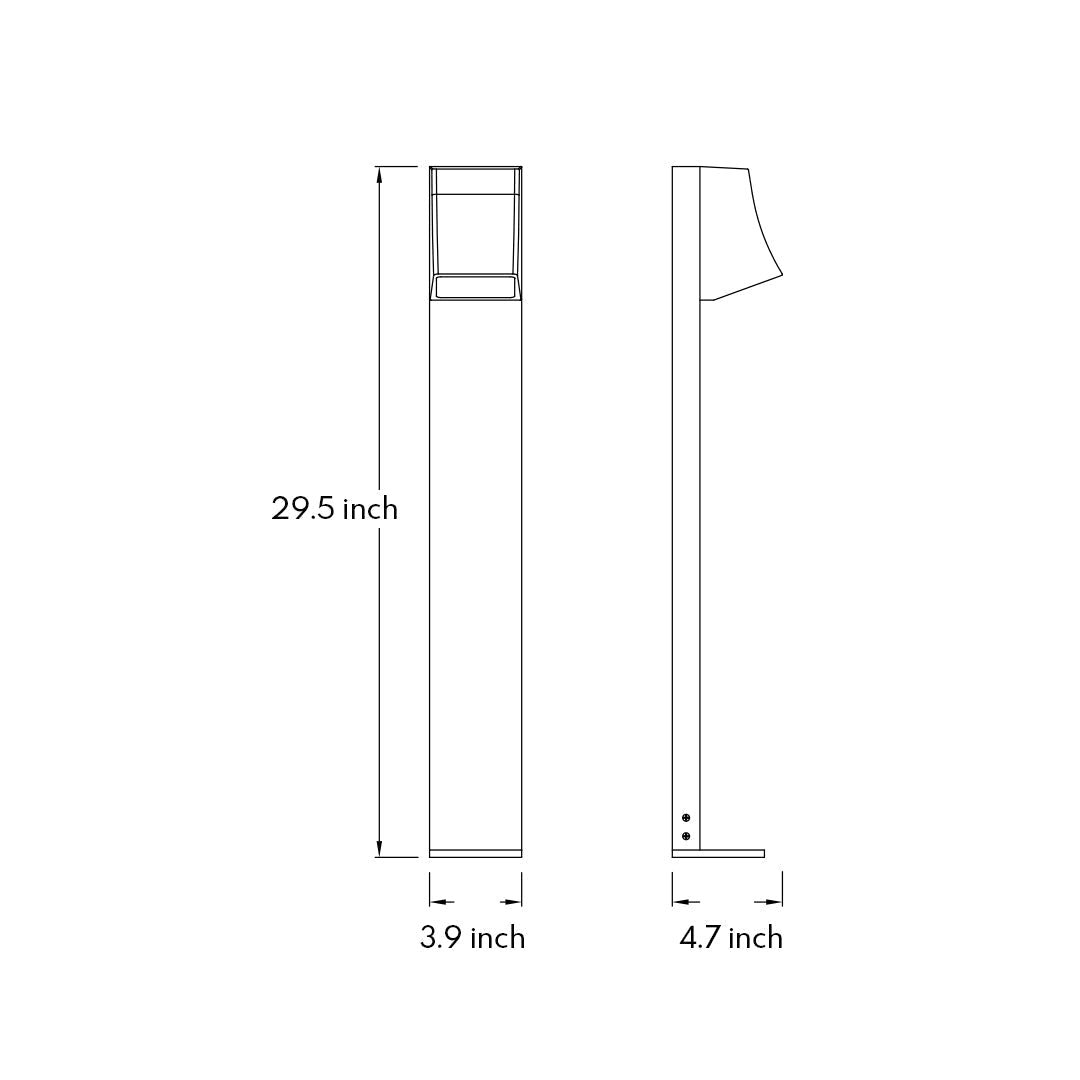 LED Outdoor Lighting Bollards Minimalist Nordic Style - Lamp Outdoor