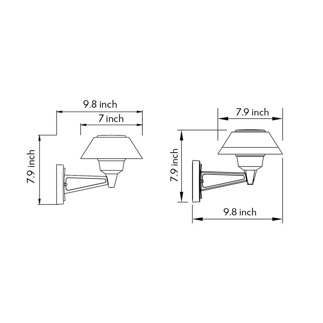 Outdoor LED Sconce Minimalist Nordic style - Lamp Outdoor