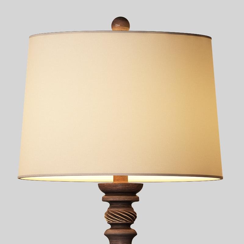 24 inch Rustic Bronze Resin Traditional Table Lamp - Lamp Outdoor