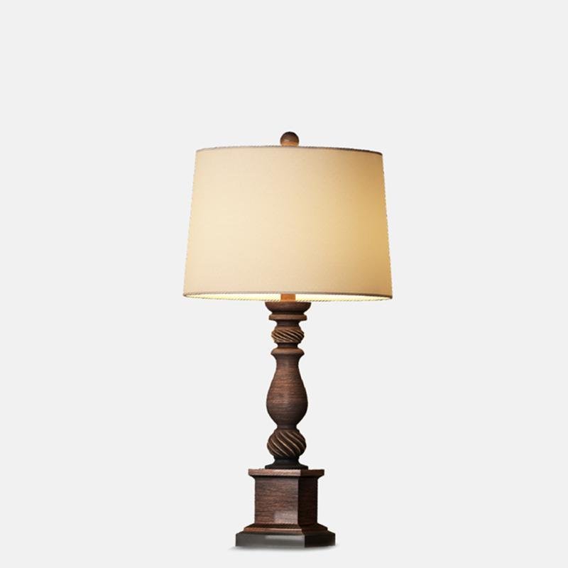 24 inch Rustic Bronze Resin Traditional Table Lamp - Lamp Outdoor