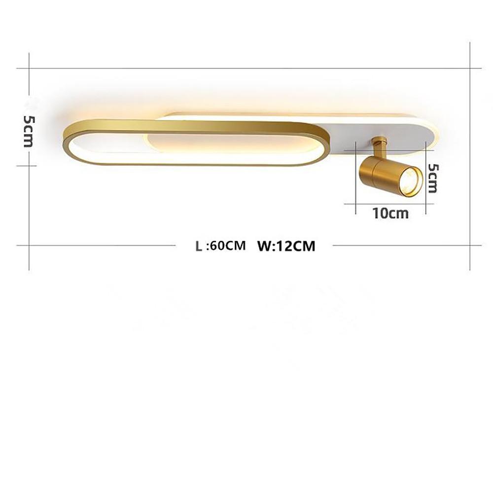 Spotlight Rectangles Metal Modernist Style Design Flush Mount Lighting LED Ceiling Light - Lamp Outdoor