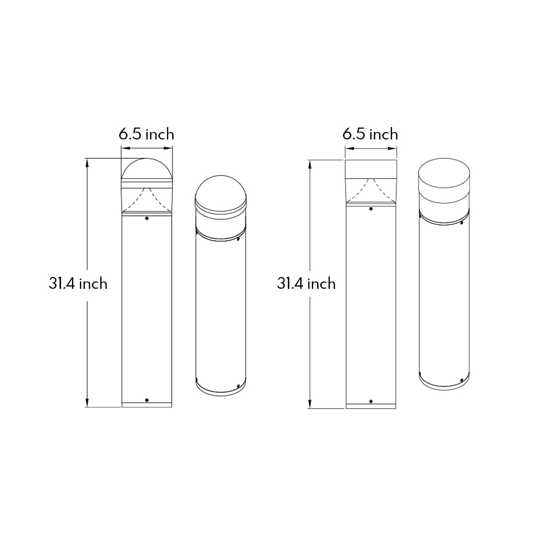 Garden Light Poles Minimalist Nordic LED Outdoor - Lamp Outdoor