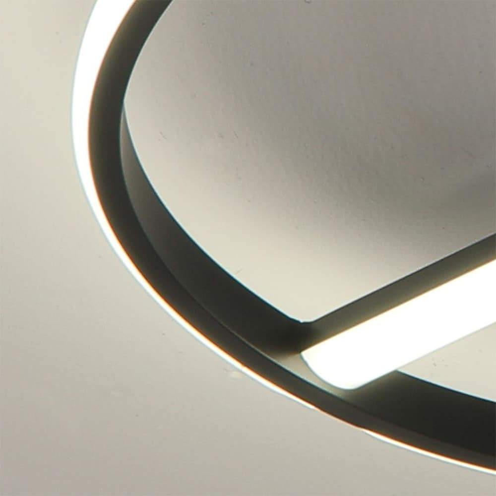 Creative Circle Flush Mount Light Metal Ceiling Light 1 Light - Lamp Outdoor