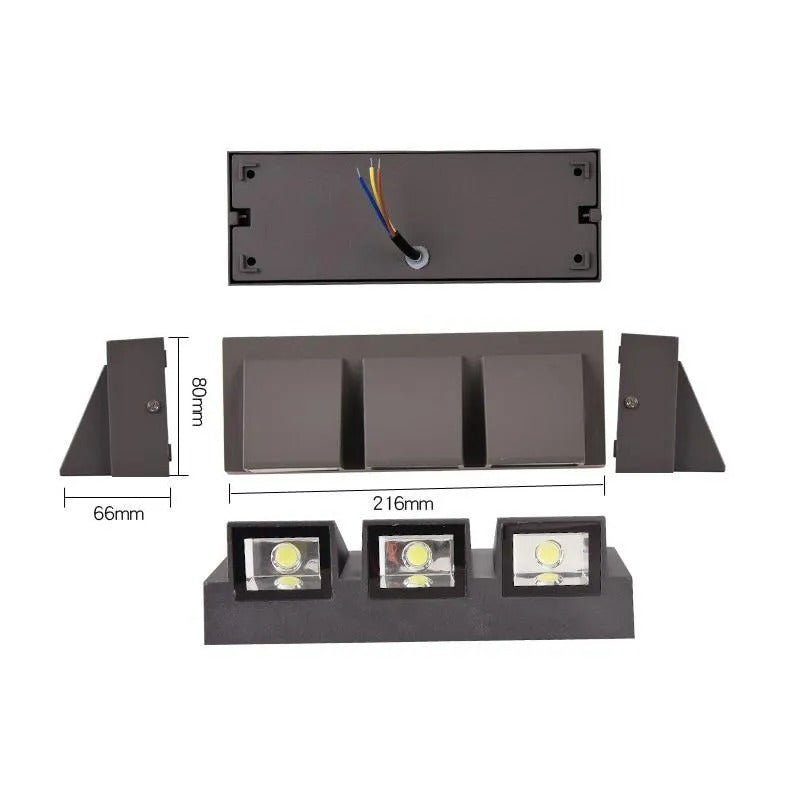 Ray Modern Metal LED Outdoor Wall Lamp - Lamp Outdoor