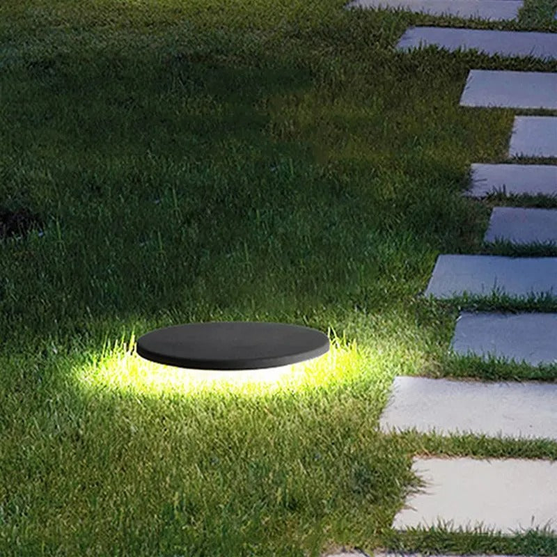 Ray Modern Round Solar Outdoor Light - Lamp Outdoor