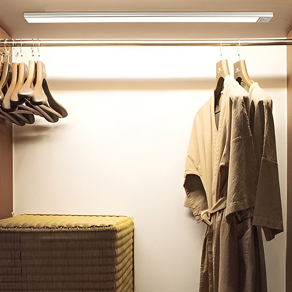 Rechargeable Battery Operated Wireless LED Under Cabinet Wall Light with Motion Sensor - Lamp Outdoor