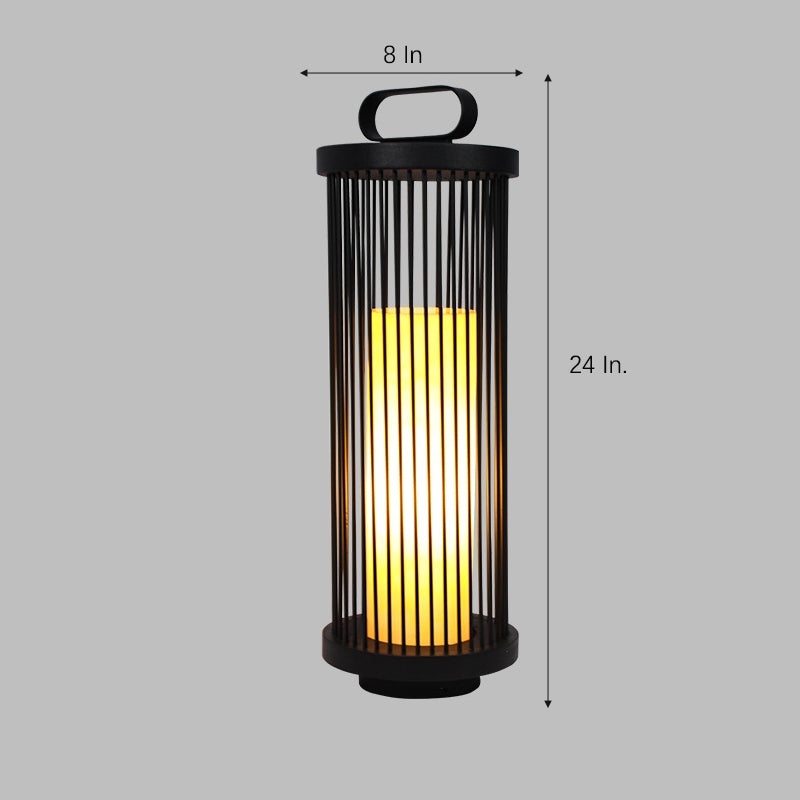 Cage Shape Waterproof Black Retro Classic Outdoor Lanterns Outdoor Lamp - Lamp Outdoor