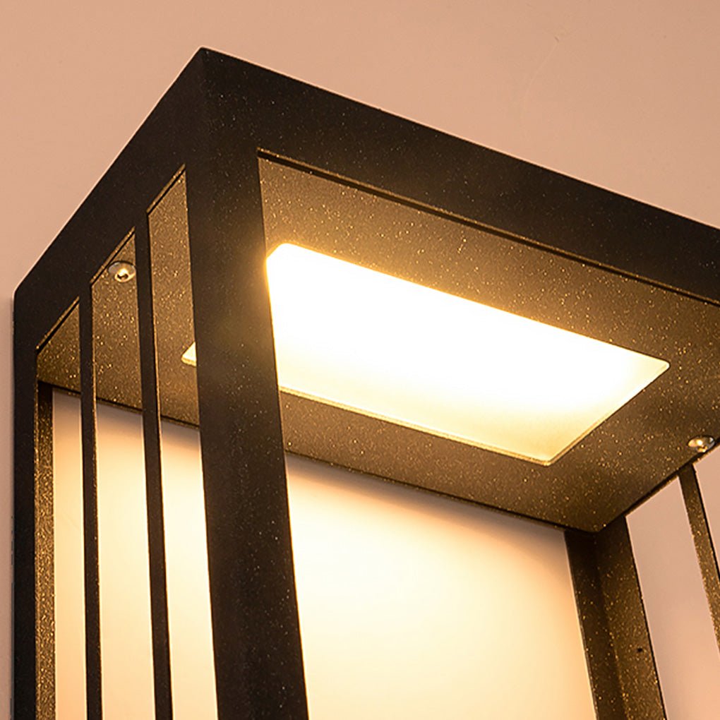 Mountain Scenery LED up Down Lighting Waterproof Solar Wall Lamp Porch Lights - Lamp Outdoor