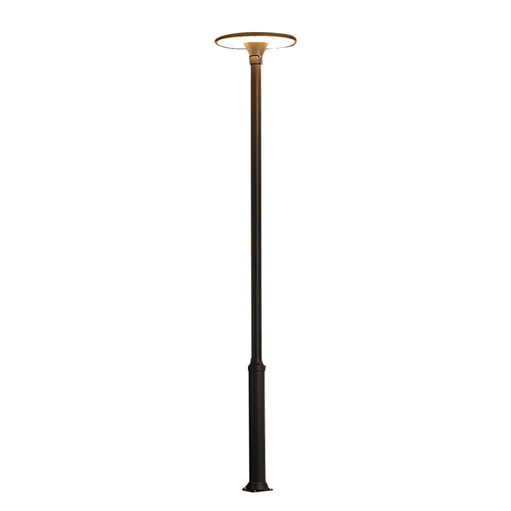 Round Waterproof LED Gray Modern Public Lighting Outdoor Pole Lights - Lamp Outdoor