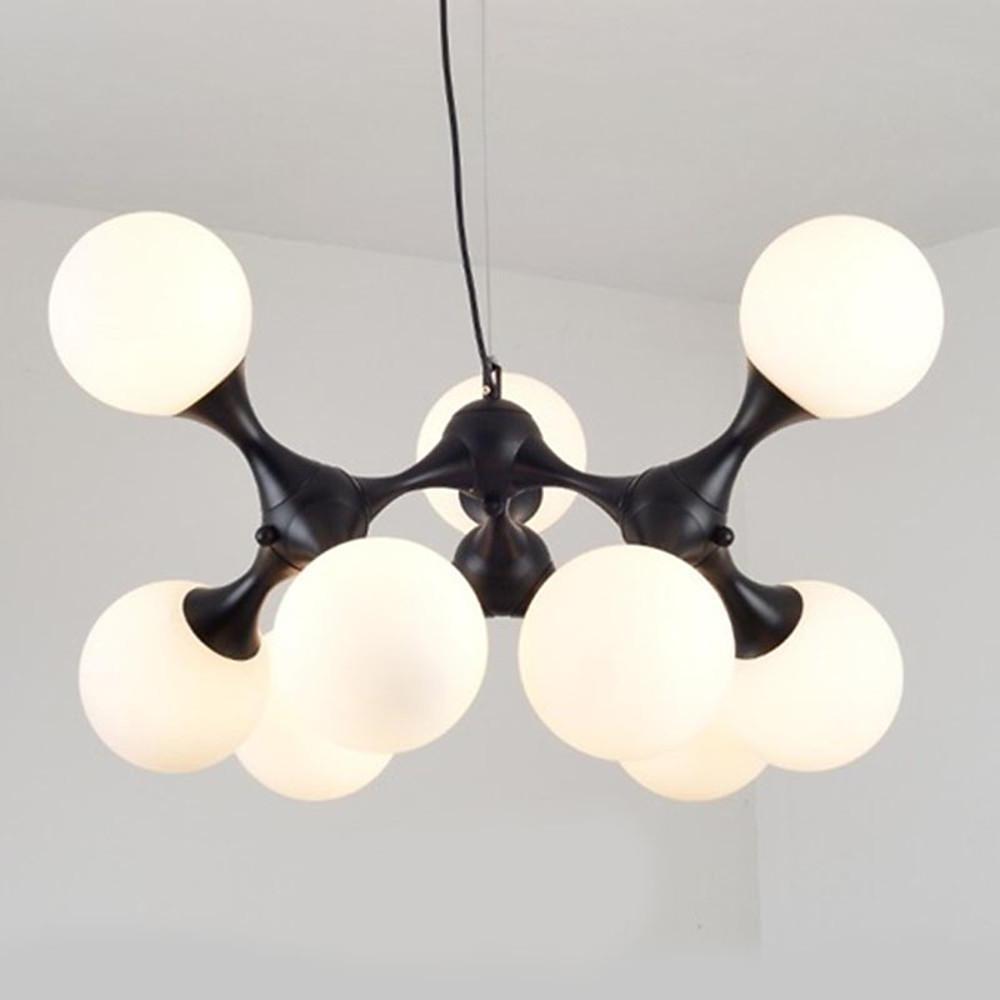 Modern Globe Sputnik Chandelier Bubble Chandelier 9 Bulbs - Lamp Outdoor