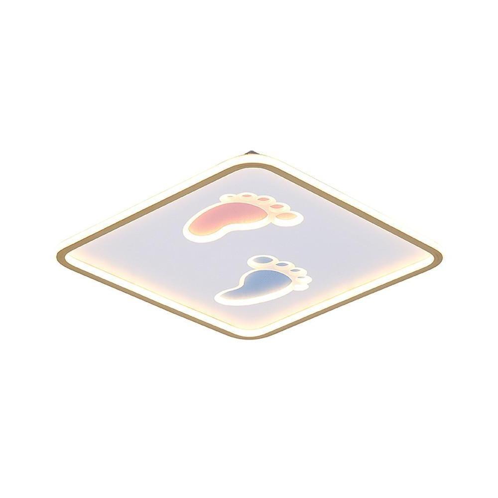Feet Image Novelty Nordic Metal LED Flush Mount Ceiling Light for Bedroom - Lamp Outdoor
