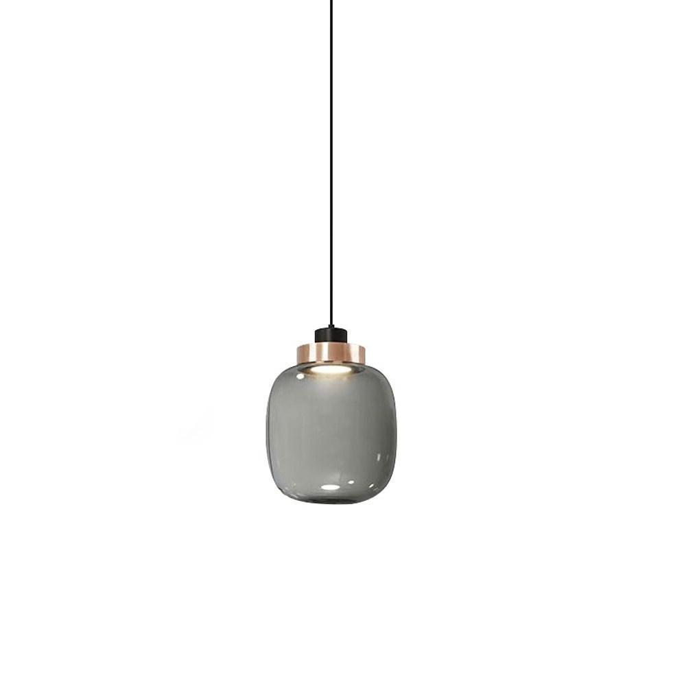 Round Globe LED Nordic Glass Pendant Light Hanging Lamp - Lamp Outdoor