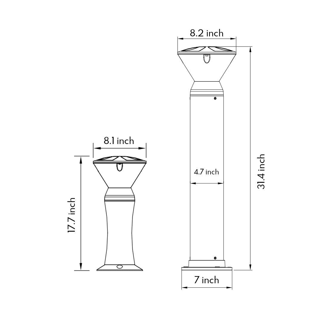 Outdoor LED Garden Lights Modern Minimalist Style - Lamp Outdoor