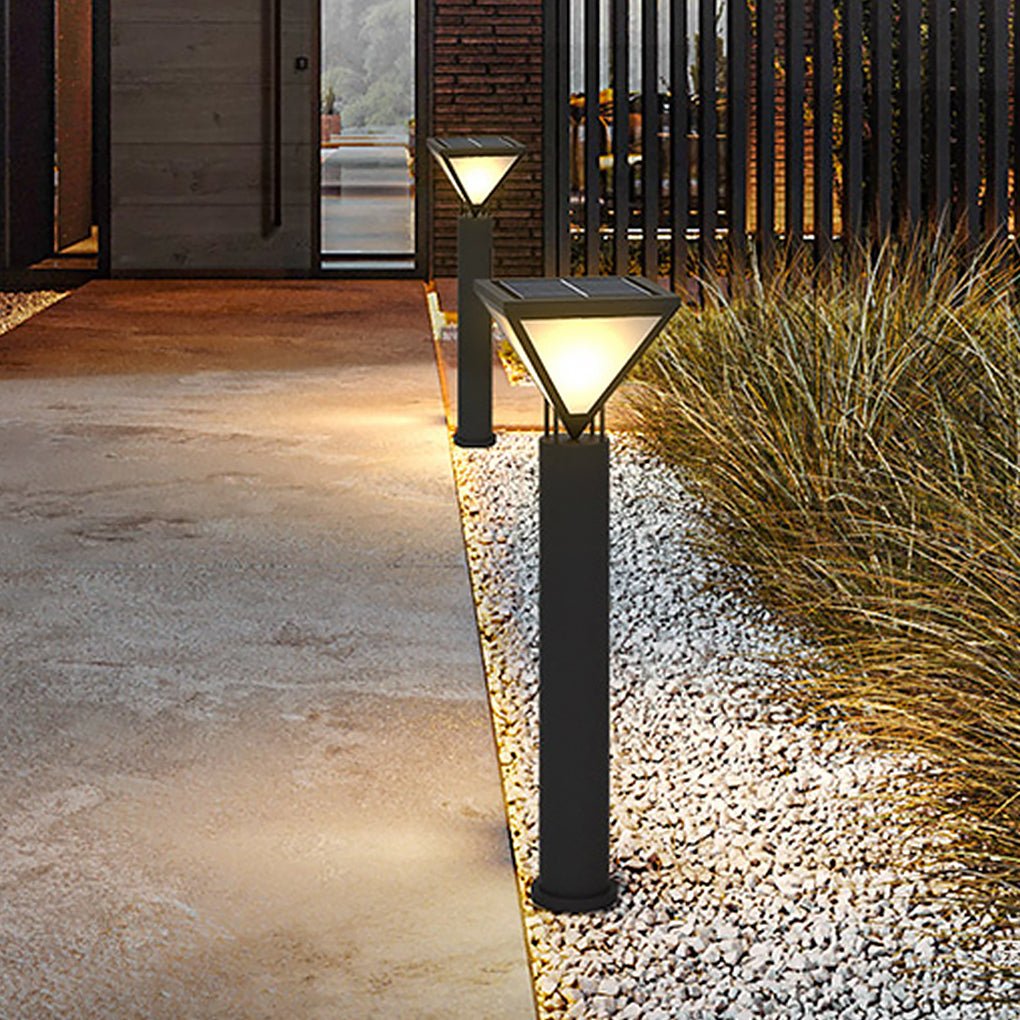 Waterproof LED Solar Lamp Post Lights Heavy Duty Outdoor Lamp Post - Lamp Outdoor