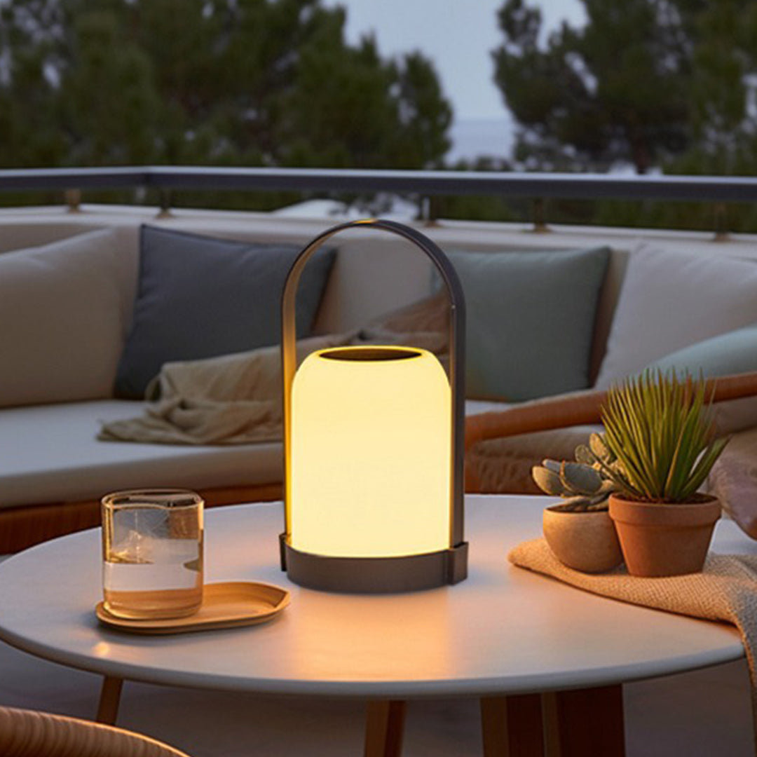 Solar-Powered Handheld Light Waterproof USB Rechargeable Portable - Lamp Outdoor