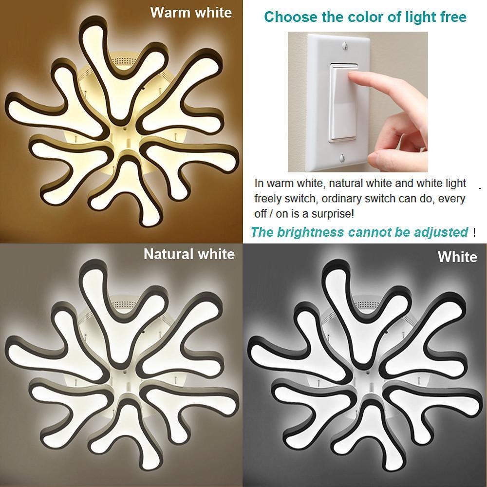 Creative Flower Dimmable LED Nordic Ceiling Lights Flush Mount Lighting - Lamp Outdoor