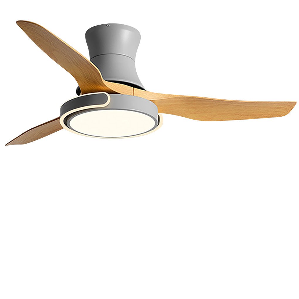 Remote Control Variable Frequency Dimming Integrated Ceiling Fan Light Supports Forward and Reverse - Lamp Outdoor
