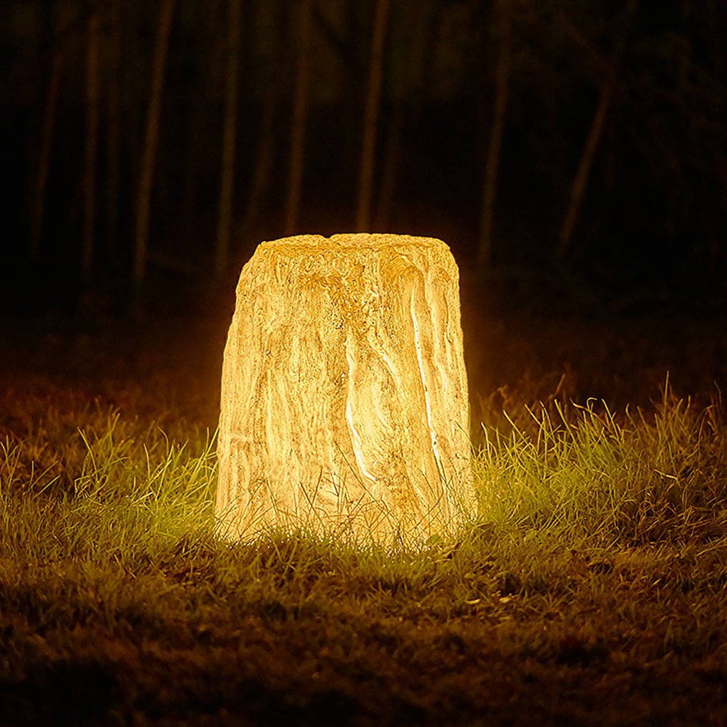 Resin Simulation Tree Stump Landscape Light - Enhance Your Garden's Natural Beauty - Lamp Outdoor