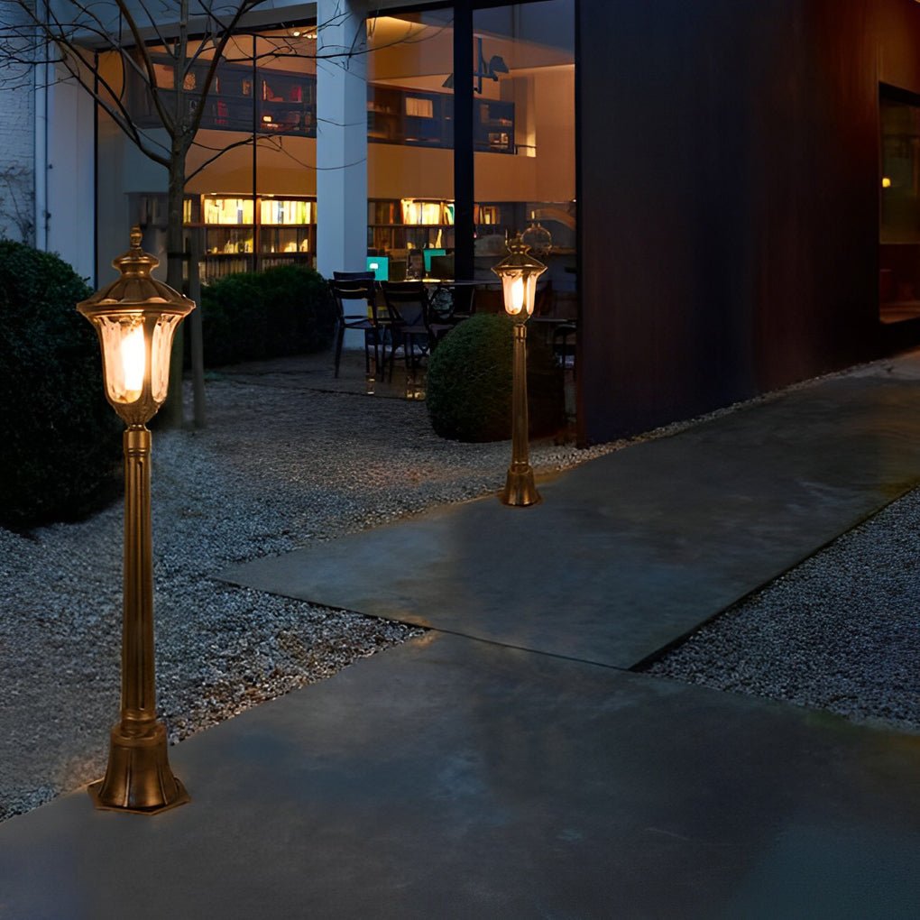 Retro Waterproof Aluminum LED Elegant Bronze European-Style Street Lights - Lamp Outdoor