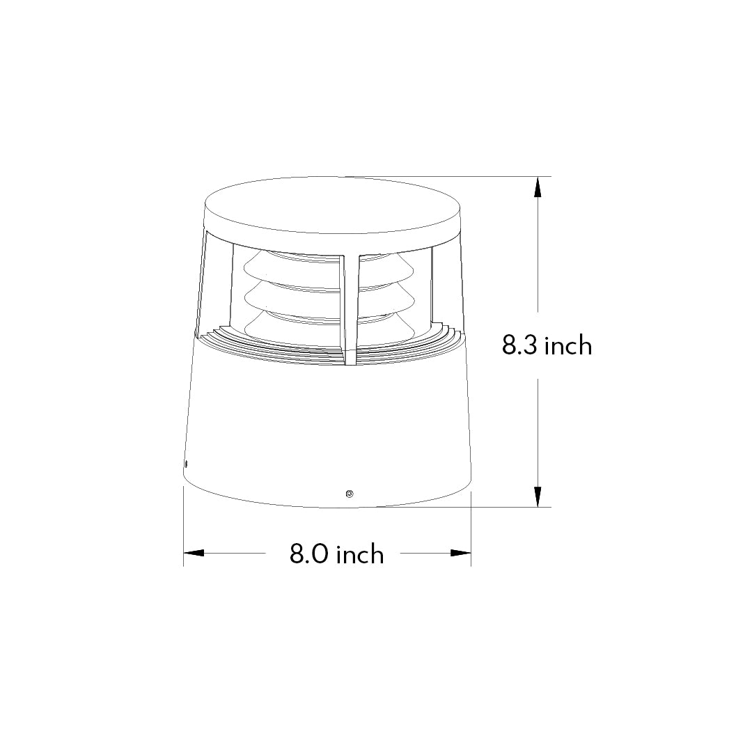 Modern LED Bollard Light Minimalist Nordic - Lamp Outdoor