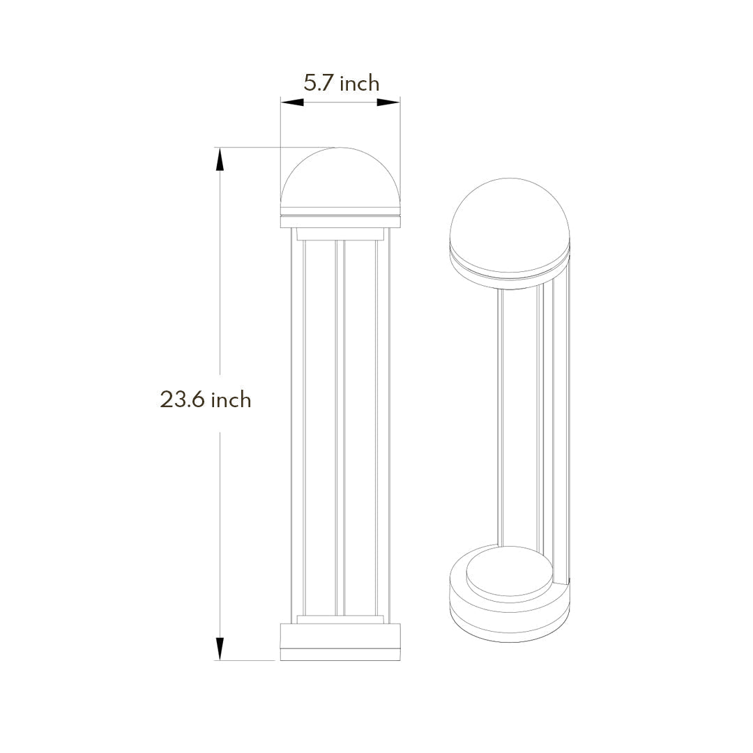 Garden Poles For Lights Modern Minimalist LED Outdoor - Lamp Outdoor