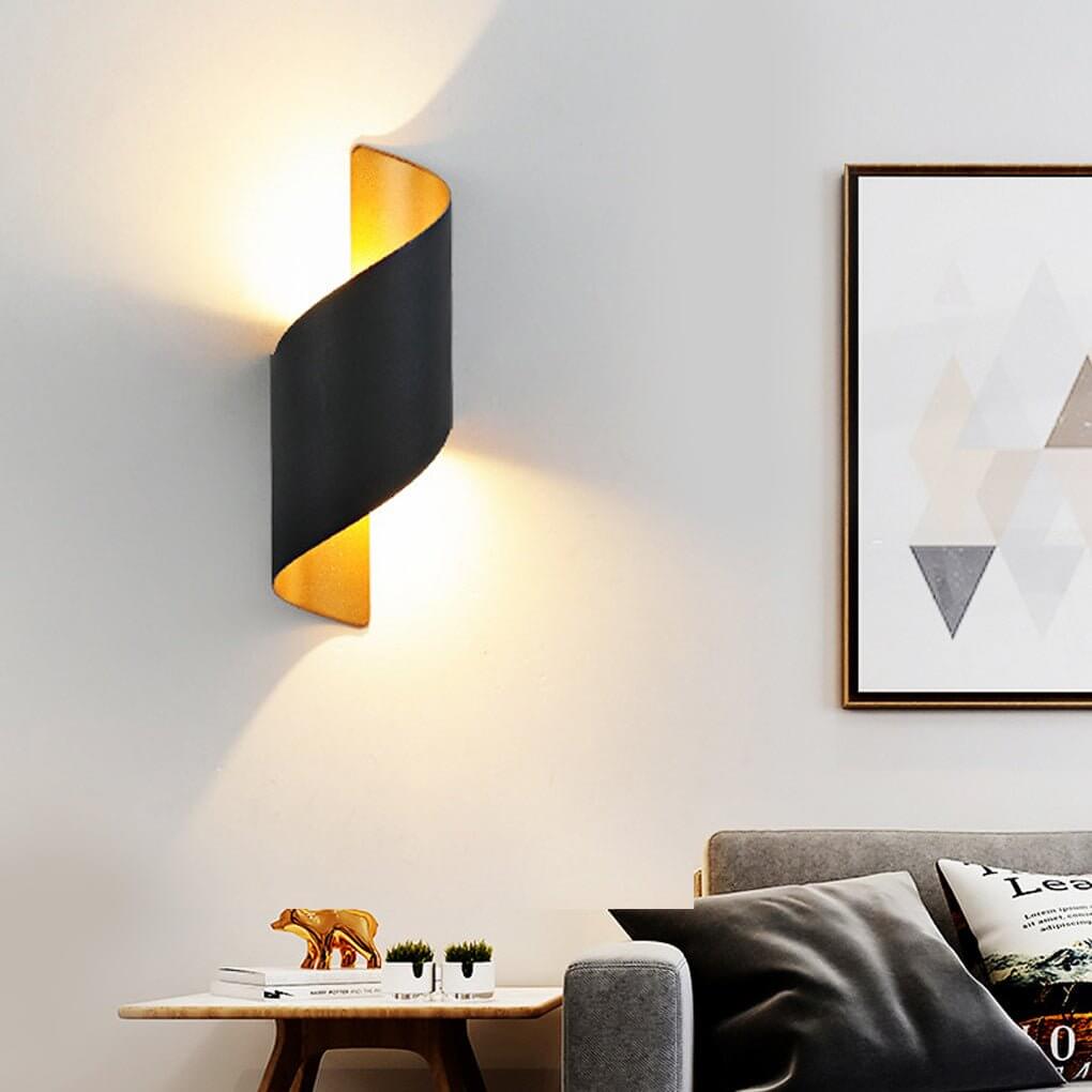 Unique Spiral Design LED Waterproof Two-way Luminous Wall Light for Aisle Balcony - Lamp Outdoor