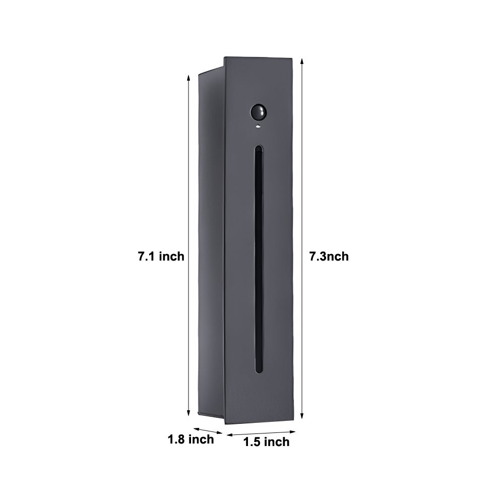 Vertical Motion Sensor LED Stair Light Wall Recessed Contemporary Lighting For Indoor and Outdoor Steps - Lamp Outdoor